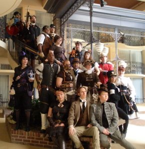 Assorted Steampunks going UP!